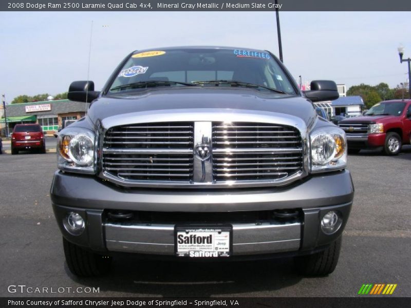Mineral Gray Metallic / Medium Slate Gray 2008 Dodge Ram 2500 Laramie Quad Cab 4x4