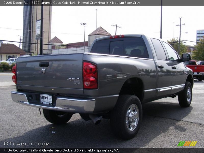 Mineral Gray Metallic / Medium Slate Gray 2008 Dodge Ram 2500 Laramie Quad Cab 4x4