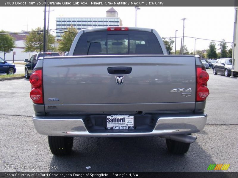 Mineral Gray Metallic / Medium Slate Gray 2008 Dodge Ram 2500 Laramie Quad Cab 4x4