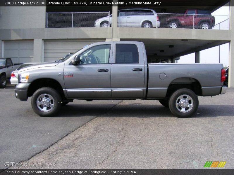 Mineral Gray Metallic / Medium Slate Gray 2008 Dodge Ram 2500 Laramie Quad Cab 4x4
