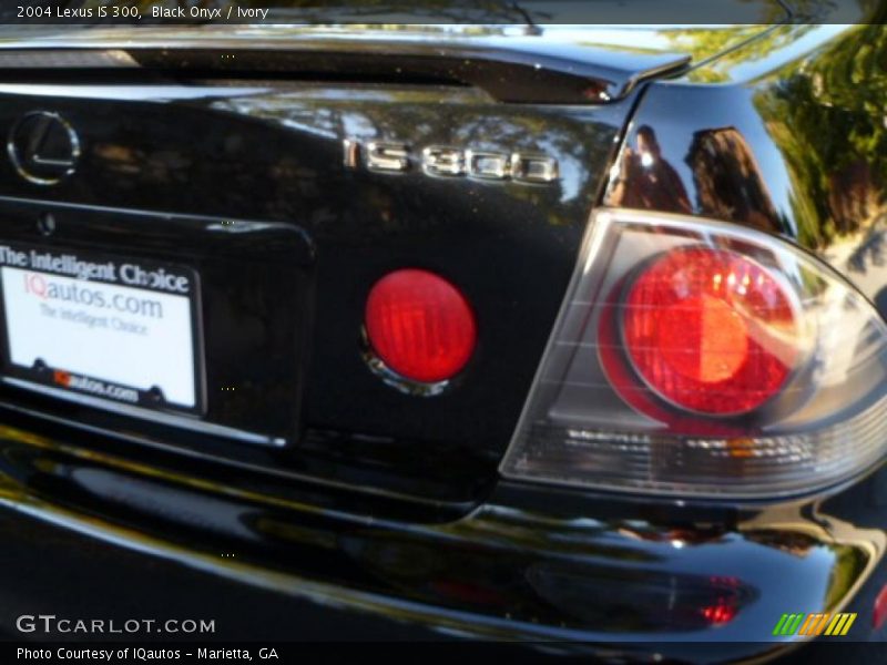 Black Onyx / Ivory 2004 Lexus IS 300