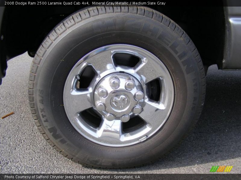 Mineral Gray Metallic / Medium Slate Gray 2008 Dodge Ram 2500 Laramie Quad Cab 4x4