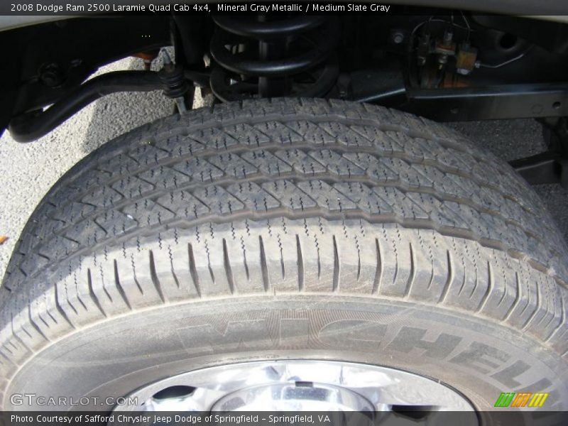 Mineral Gray Metallic / Medium Slate Gray 2008 Dodge Ram 2500 Laramie Quad Cab 4x4
