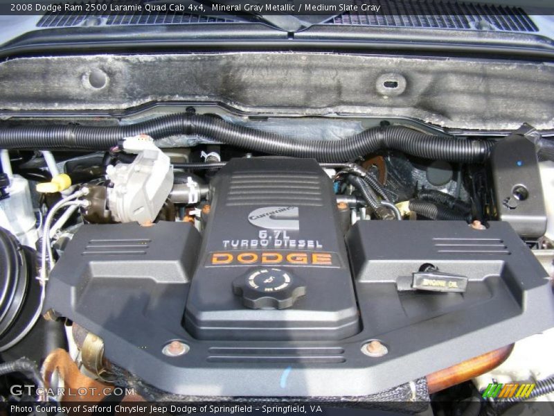 Mineral Gray Metallic / Medium Slate Gray 2008 Dodge Ram 2500 Laramie Quad Cab 4x4