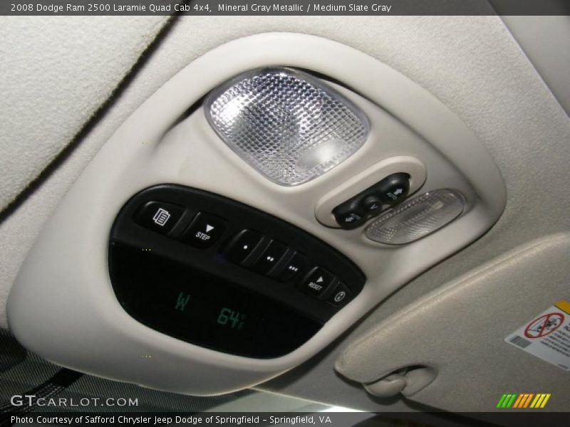 Mineral Gray Metallic / Medium Slate Gray 2008 Dodge Ram 2500 Laramie Quad Cab 4x4