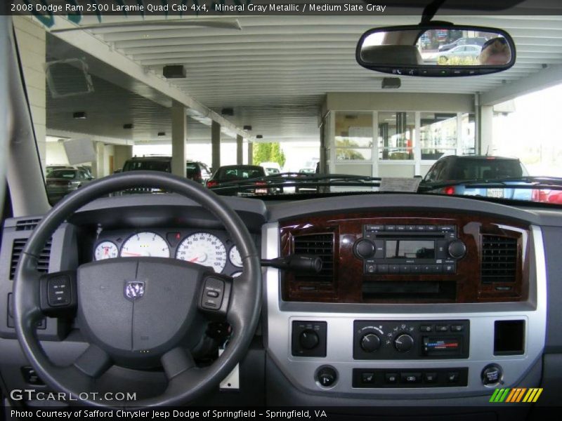 Mineral Gray Metallic / Medium Slate Gray 2008 Dodge Ram 2500 Laramie Quad Cab 4x4