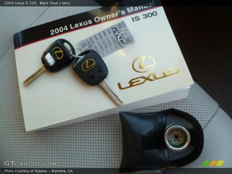Black Onyx / Ivory 2004 Lexus IS 300