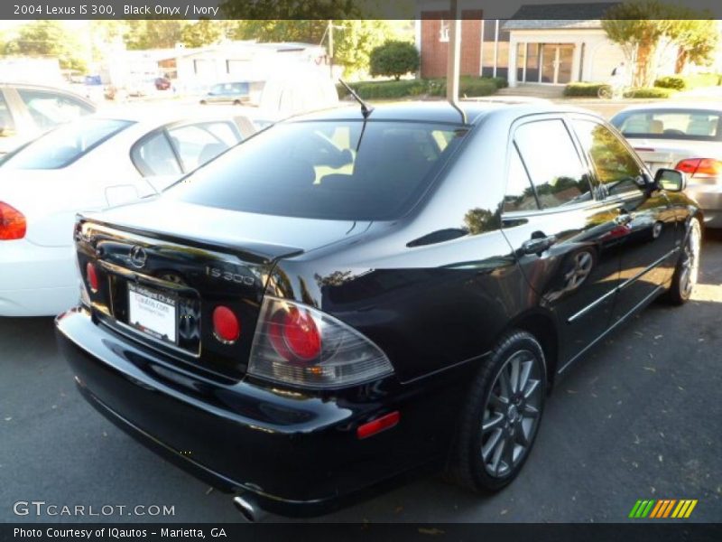 Black Onyx / Ivory 2004 Lexus IS 300
