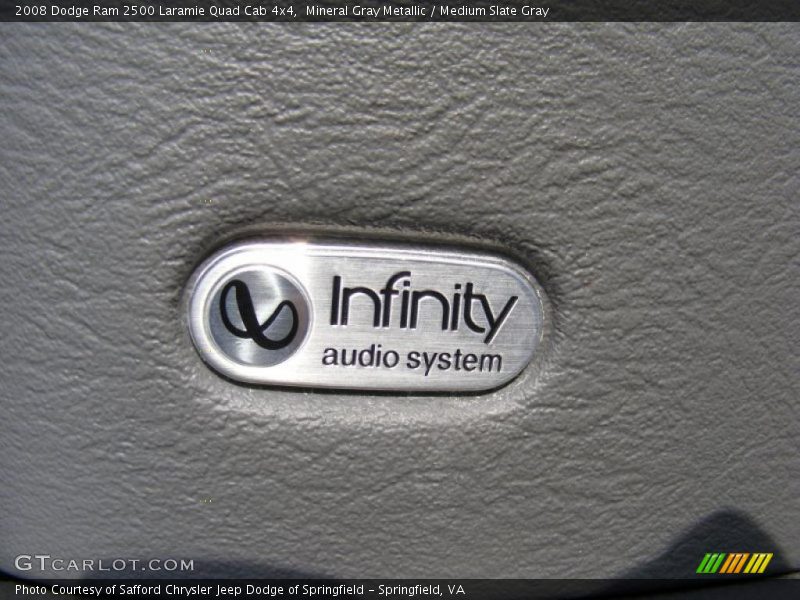 Mineral Gray Metallic / Medium Slate Gray 2008 Dodge Ram 2500 Laramie Quad Cab 4x4