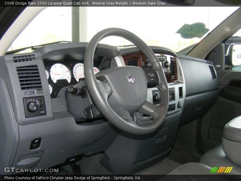 Mineral Gray Metallic / Medium Slate Gray 2008 Dodge Ram 2500 Laramie Quad Cab 4x4