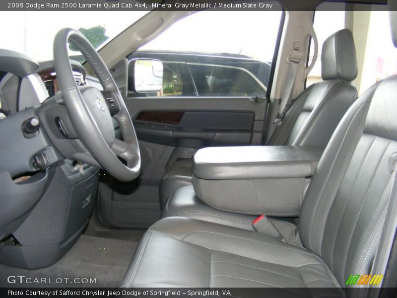 Mineral Gray Metallic / Medium Slate Gray 2008 Dodge Ram 2500 Laramie Quad Cab 4x4