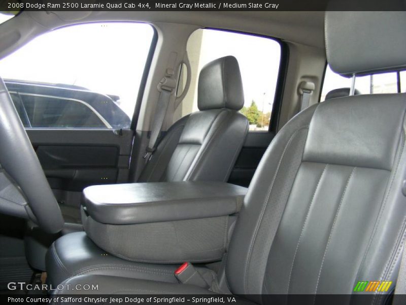 Mineral Gray Metallic / Medium Slate Gray 2008 Dodge Ram 2500 Laramie Quad Cab 4x4