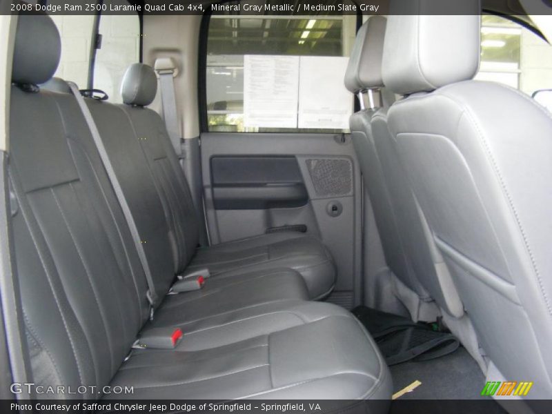 Mineral Gray Metallic / Medium Slate Gray 2008 Dodge Ram 2500 Laramie Quad Cab 4x4
