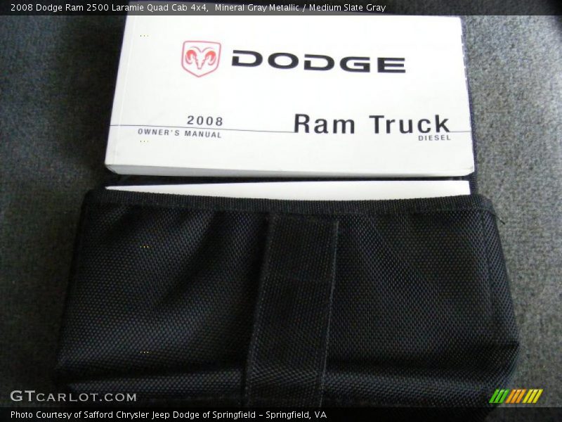 Mineral Gray Metallic / Medium Slate Gray 2008 Dodge Ram 2500 Laramie Quad Cab 4x4