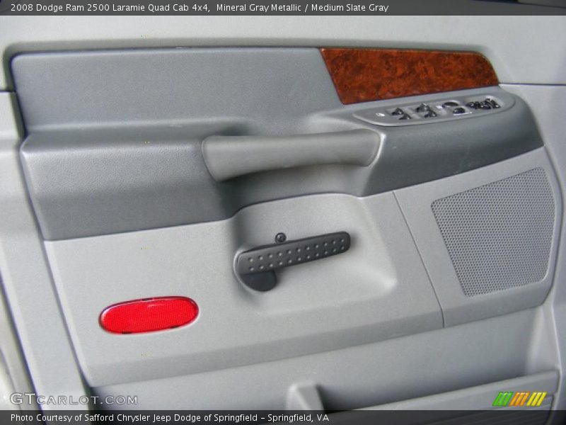 Mineral Gray Metallic / Medium Slate Gray 2008 Dodge Ram 2500 Laramie Quad Cab 4x4