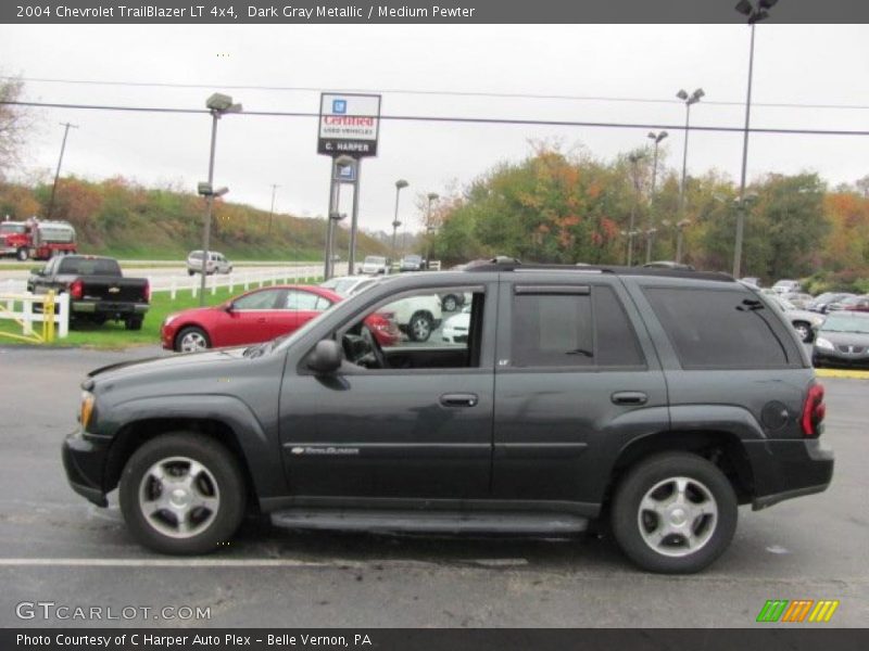 Dark Gray Metallic / Medium Pewter 2004 Chevrolet TrailBlazer LT 4x4