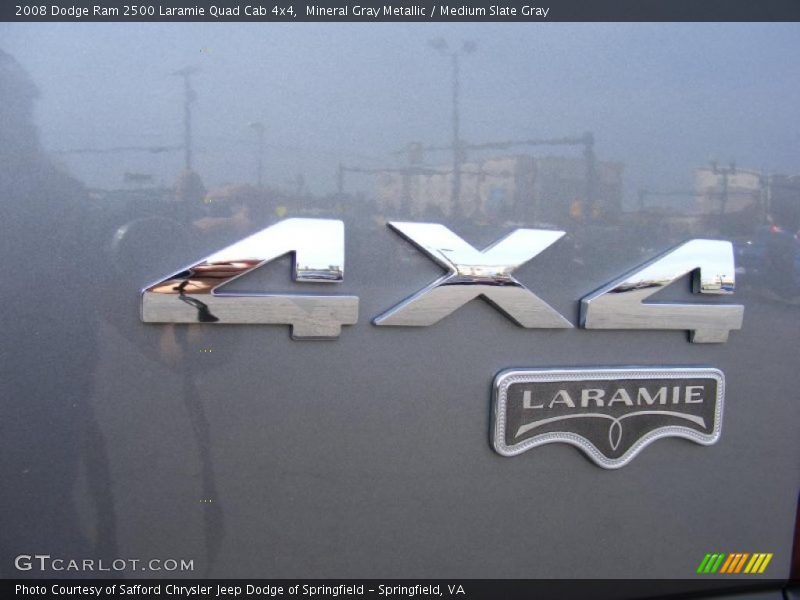 Mineral Gray Metallic / Medium Slate Gray 2008 Dodge Ram 2500 Laramie Quad Cab 4x4