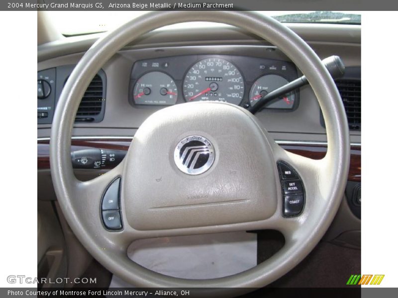 Arizona Beige Metallic / Medium Parchment 2004 Mercury Grand Marquis GS