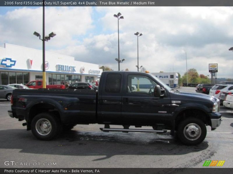 True Blue Metallic / Medium Flint 2006 Ford F350 Super Duty XLT SuperCab 4x4 Dually