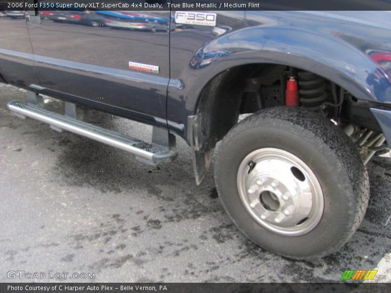 True Blue Metallic / Medium Flint 2006 Ford F350 Super Duty XLT SuperCab 4x4 Dually