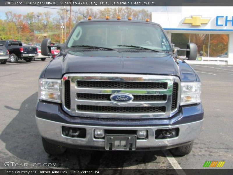 True Blue Metallic / Medium Flint 2006 Ford F350 Super Duty XLT SuperCab 4x4 Dually