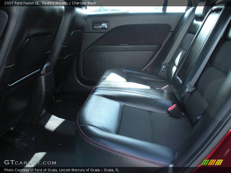 Redfire Metallic / Charcoal Black 2007 Ford Fusion SE