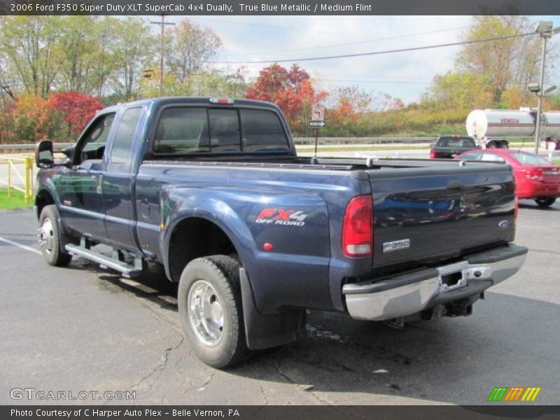 True Blue Metallic / Medium Flint 2006 Ford F350 Super Duty XLT SuperCab 4x4 Dually