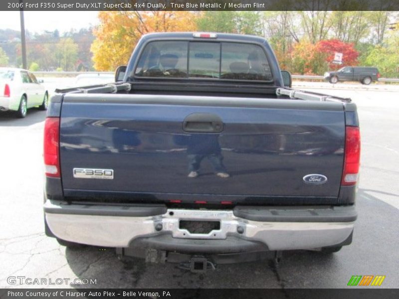 True Blue Metallic / Medium Flint 2006 Ford F350 Super Duty XLT SuperCab 4x4 Dually