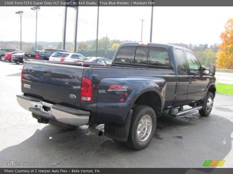 True Blue Metallic / Medium Flint 2006 Ford F350 Super Duty XLT SuperCab 4x4 Dually