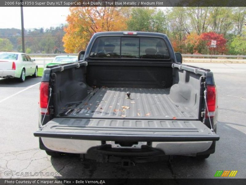 True Blue Metallic / Medium Flint 2006 Ford F350 Super Duty XLT SuperCab 4x4 Dually