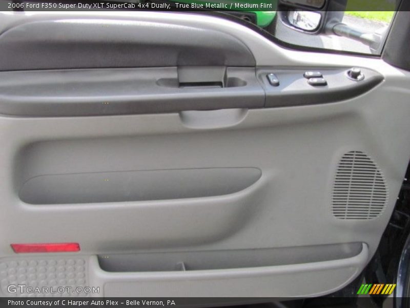 True Blue Metallic / Medium Flint 2006 Ford F350 Super Duty XLT SuperCab 4x4 Dually