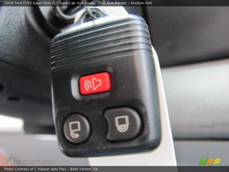 True Blue Metallic / Medium Flint 2006 Ford F350 Super Duty XLT SuperCab 4x4 Dually