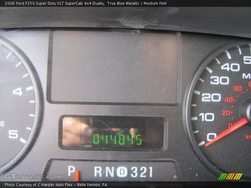 True Blue Metallic / Medium Flint 2006 Ford F350 Super Duty XLT SuperCab 4x4 Dually