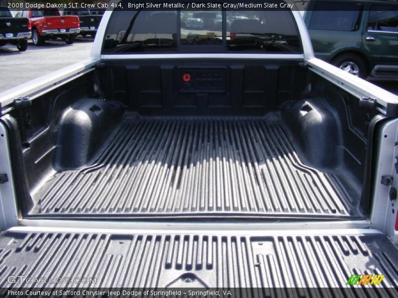 Bright Silver Metallic / Dark Slate Gray/Medium Slate Gray 2008 Dodge Dakota SLT Crew Cab 4x4