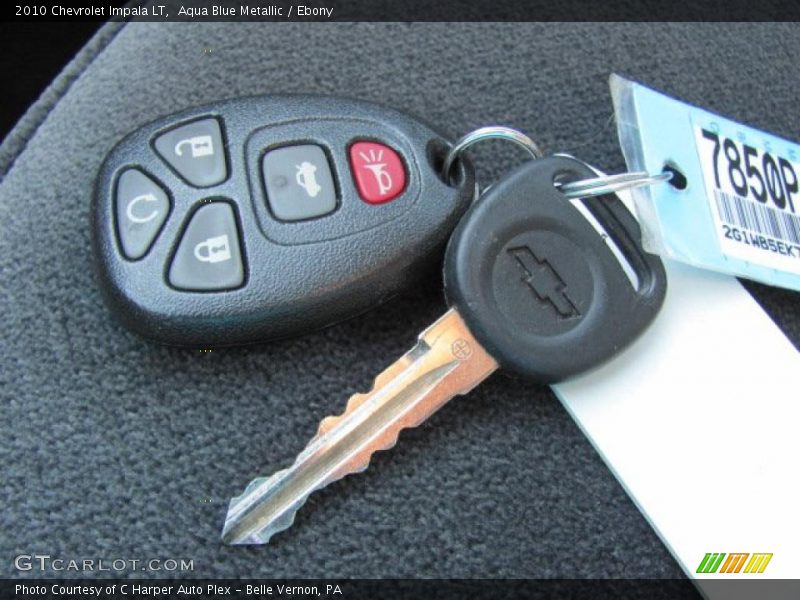 Aqua Blue Metallic / Ebony 2010 Chevrolet Impala LT