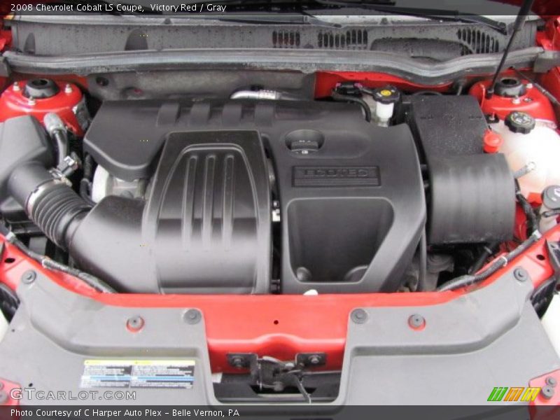 Victory Red / Gray 2008 Chevrolet Cobalt LS Coupe
