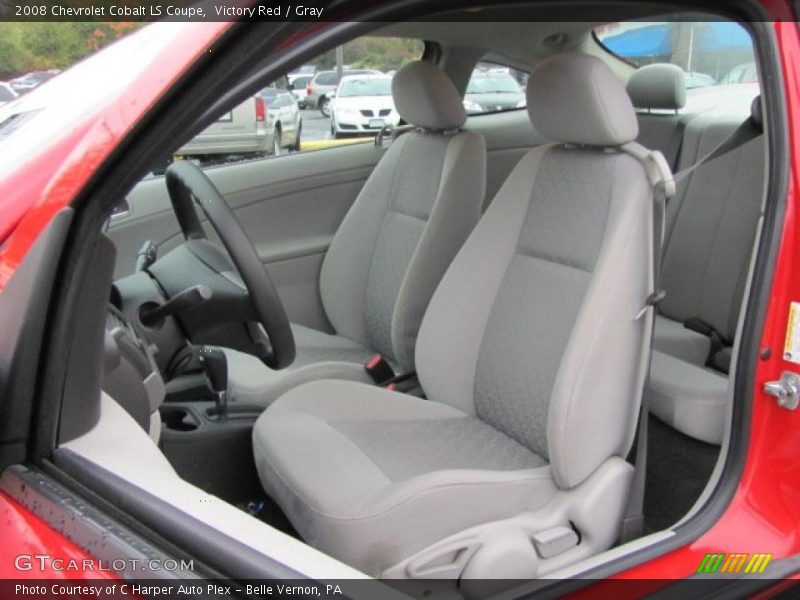 Victory Red / Gray 2008 Chevrolet Cobalt LS Coupe