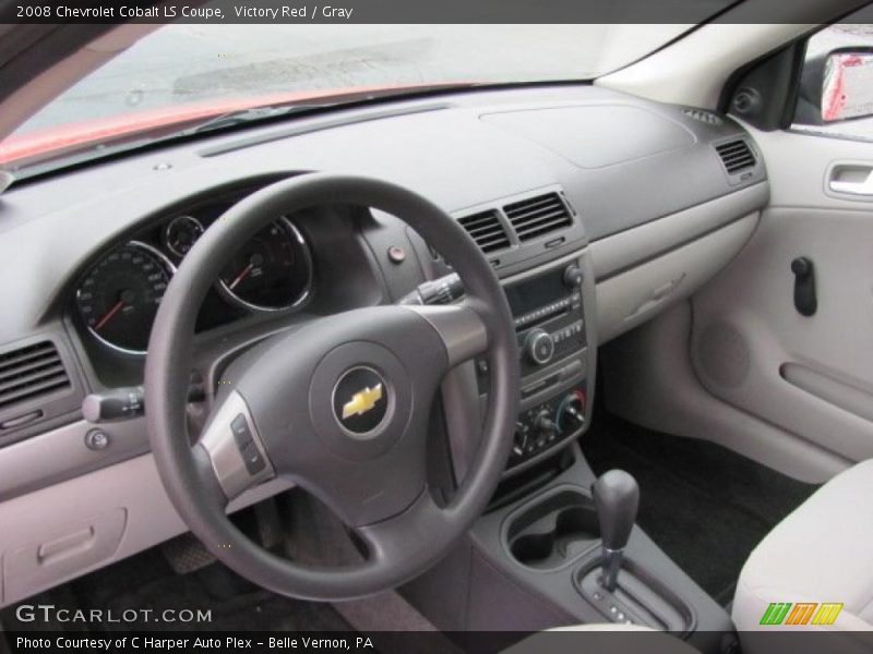 Victory Red / Gray 2008 Chevrolet Cobalt LS Coupe