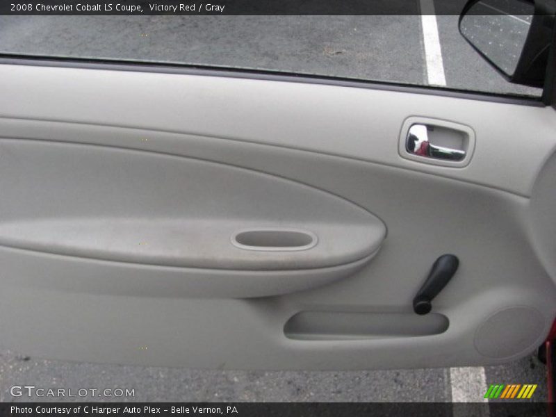Victory Red / Gray 2008 Chevrolet Cobalt LS Coupe