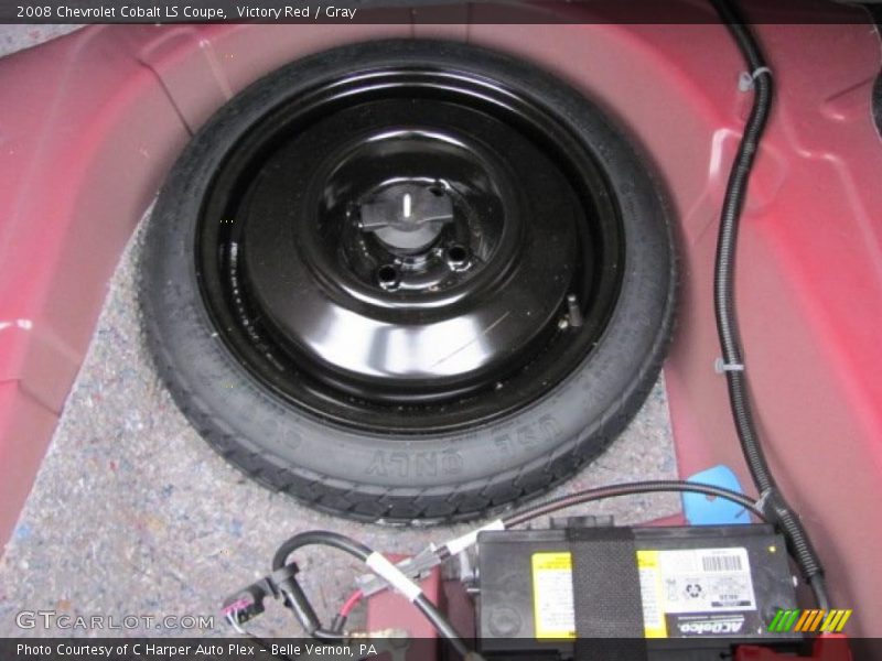 Victory Red / Gray 2008 Chevrolet Cobalt LS Coupe