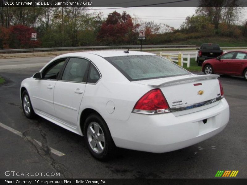 Summit White / Gray 2010 Chevrolet Impala LT