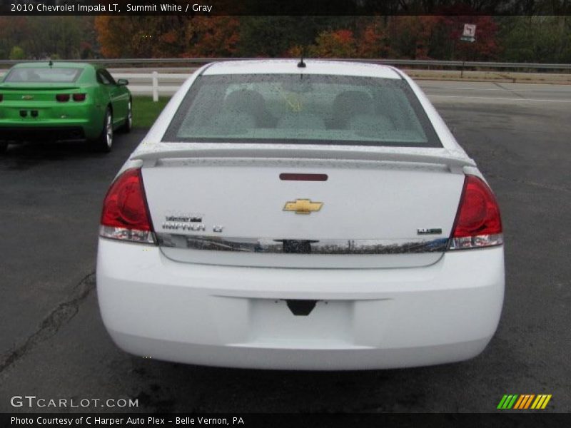 Summit White / Gray 2010 Chevrolet Impala LT