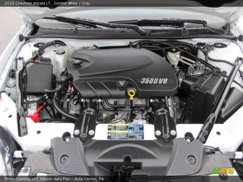 Summit White / Gray 2010 Chevrolet Impala LT