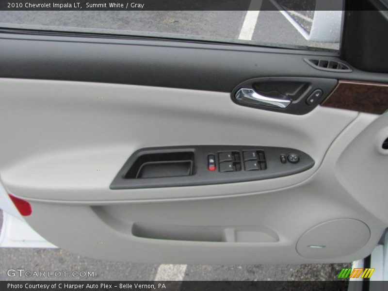 Summit White / Gray 2010 Chevrolet Impala LT