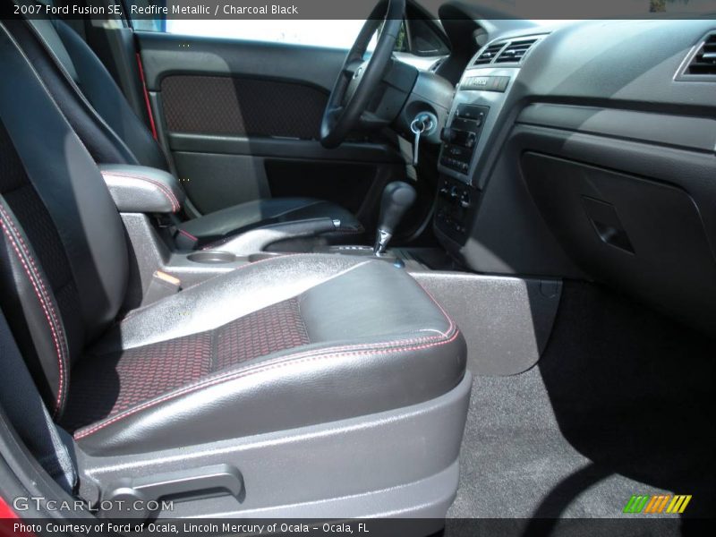 Redfire Metallic / Charcoal Black 2007 Ford Fusion SE