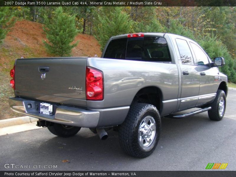 Mineral Gray Metallic / Medium Slate Gray 2007 Dodge Ram 3500 Laramie Quad Cab 4x4