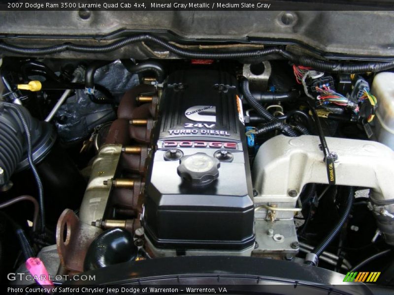  2007 Ram 3500 Laramie Quad Cab 4x4 Engine - 5.9 Liter OHV 24-Valve Turbo Diesel Inline 6 Cylinder