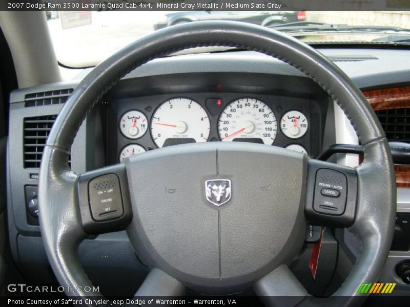  2007 Ram 3500 Laramie Quad Cab 4x4 Steering Wheel