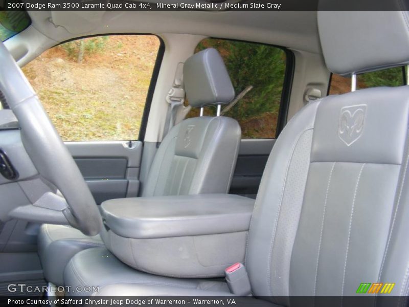  2007 Ram 3500 Laramie Quad Cab 4x4 Medium Slate Gray Interior