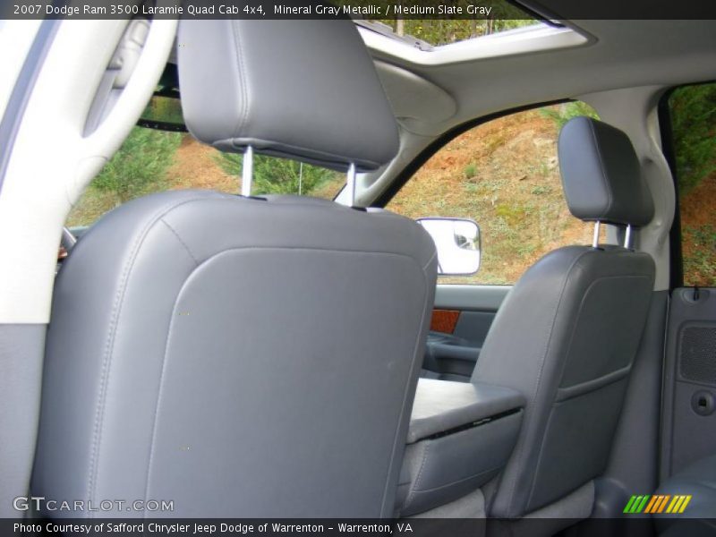  2007 Ram 3500 Laramie Quad Cab 4x4 Medium Slate Gray Interior